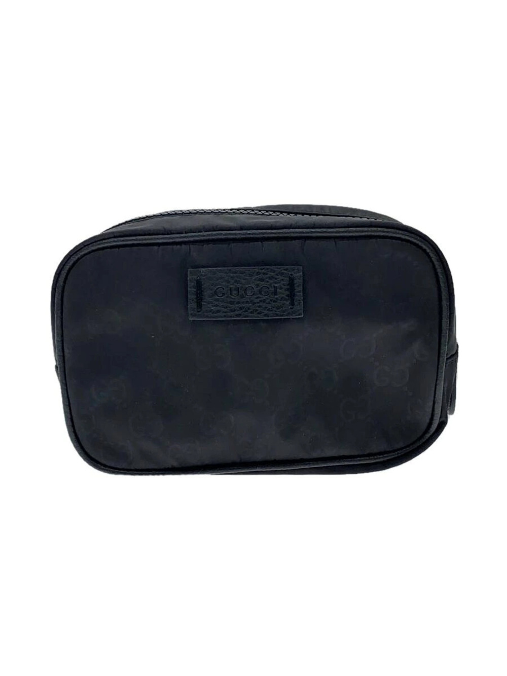Gucci Pouch Clutch GG Black All over